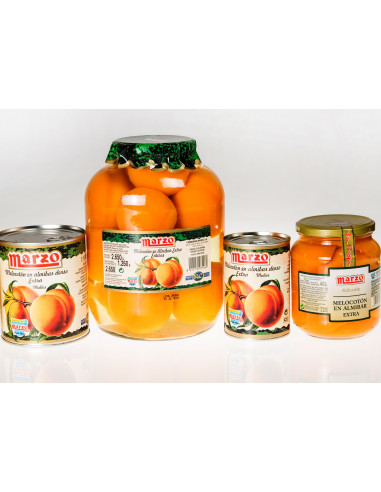 Melocotón en Almíbar mitades 7-9 fr