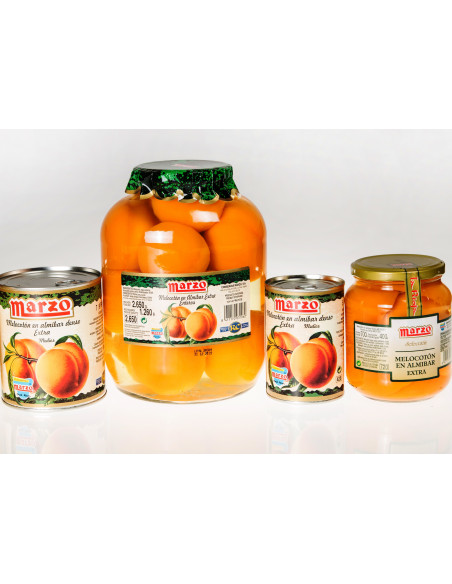 Melocotón en Almíbar mitades 7-9 fr