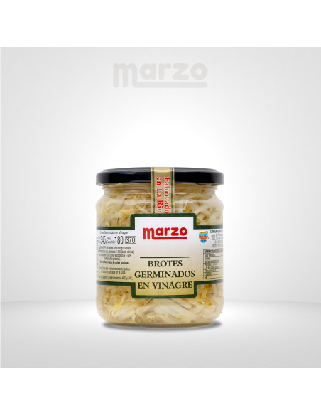 Brotes germinados en vinagre