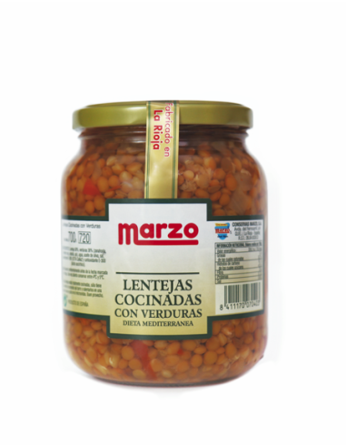 LENTEJAS CON VERDURAS