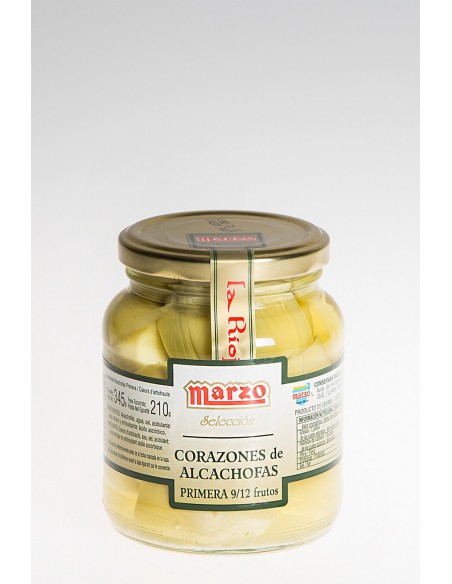 Corazones de Alcachofa enteras 9-12 fr